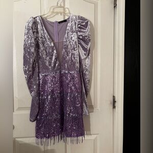 Sequin Tassle Dress